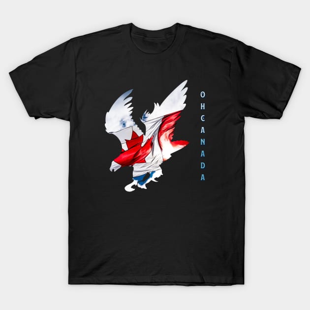 Canadian Eagle T-Shirt by Nicoart2077